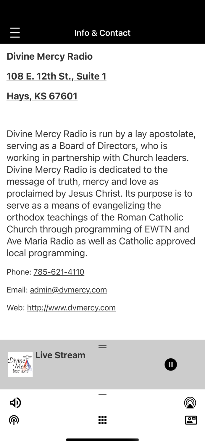 Divine Mercy Radio.