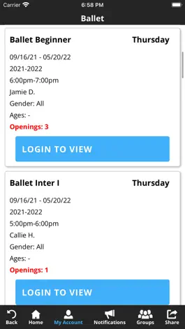 Game screenshot Ovations Dance Studio hack