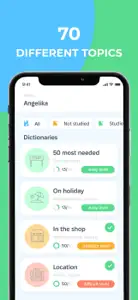 Learn Polish words - Multilang screenshot #2 for iPhone