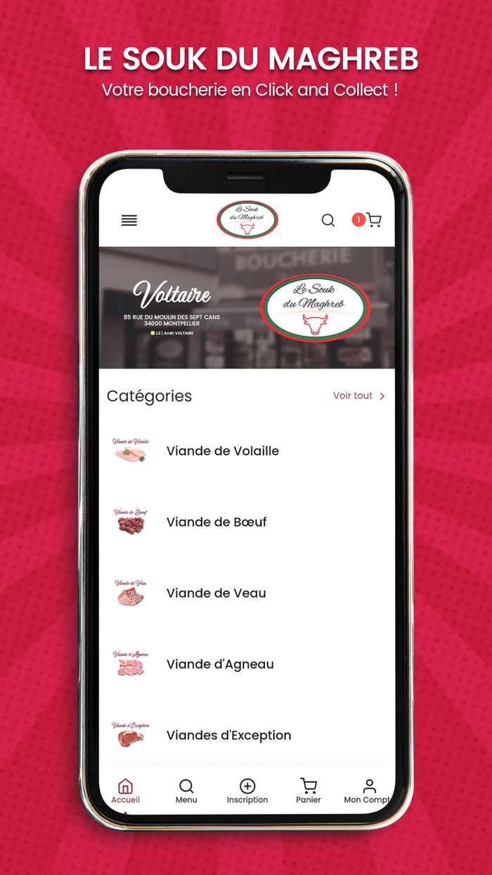 Souk du Maghreb - Voltaire