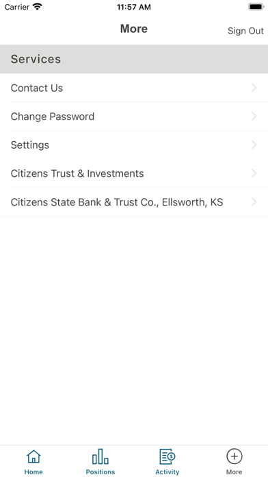Citizens Trust & Investment Screenshot