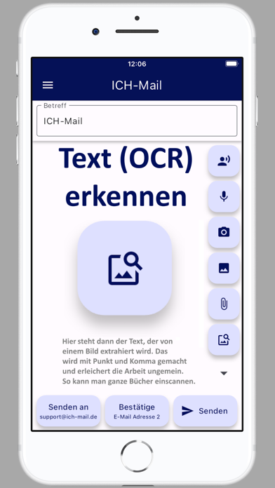 ICH-Mail | E-Mail an dich Screenshot