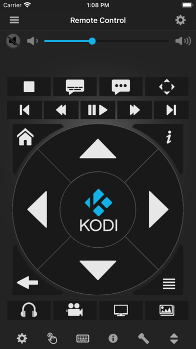 Official Kodi Remote Screenshot