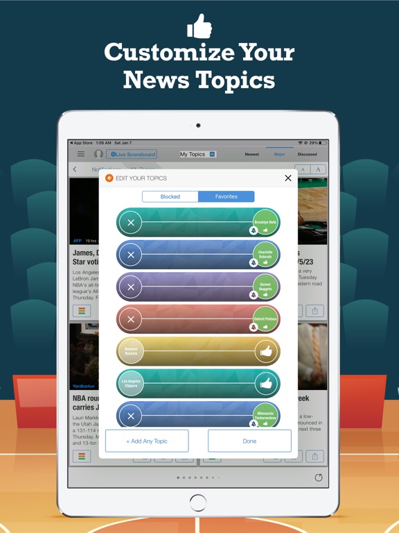 Screenshot #4 for Basketball News & Scores