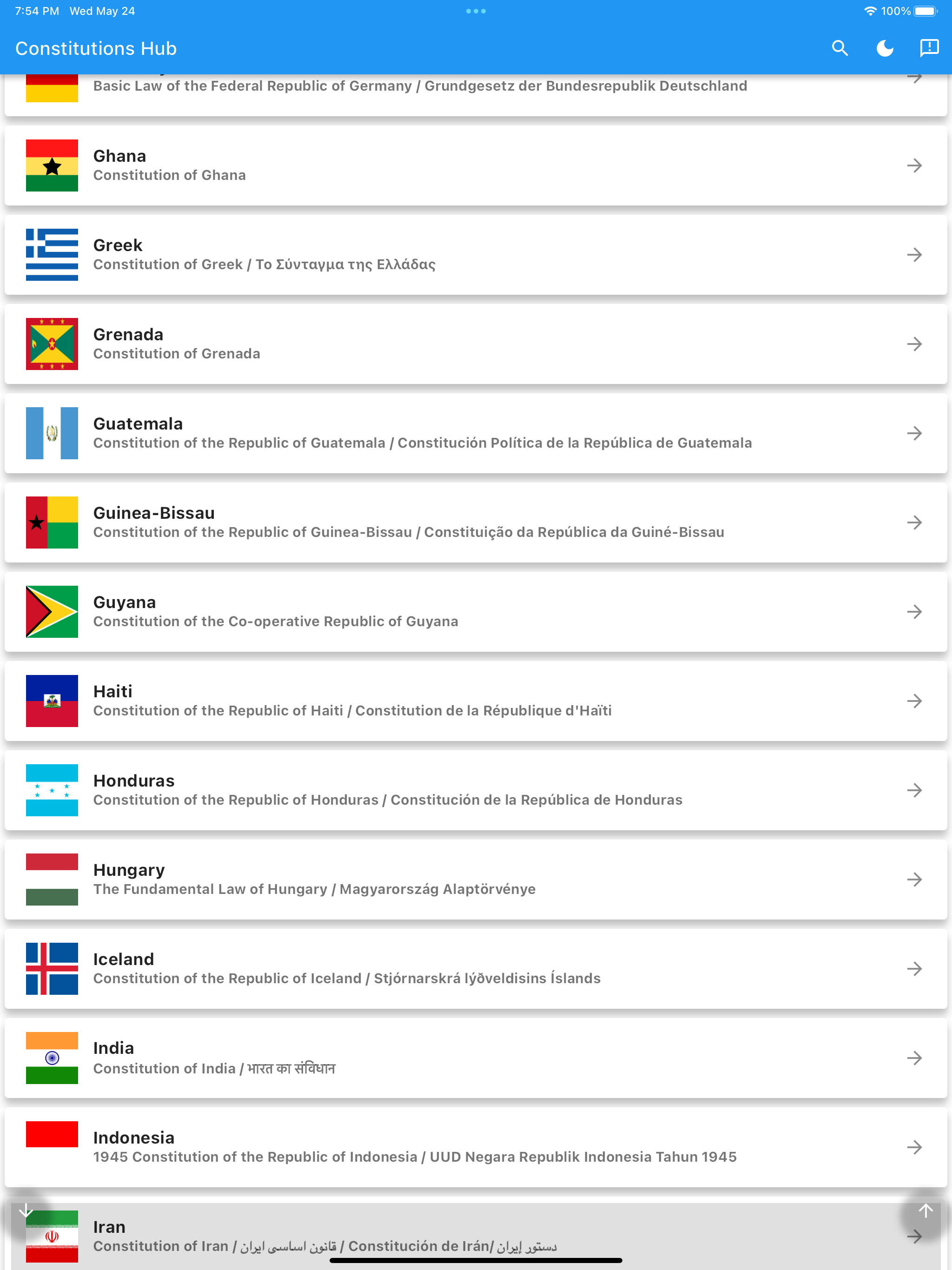 Constitutions Hub