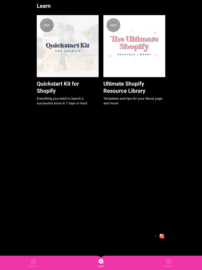 Launchpad for Shopify