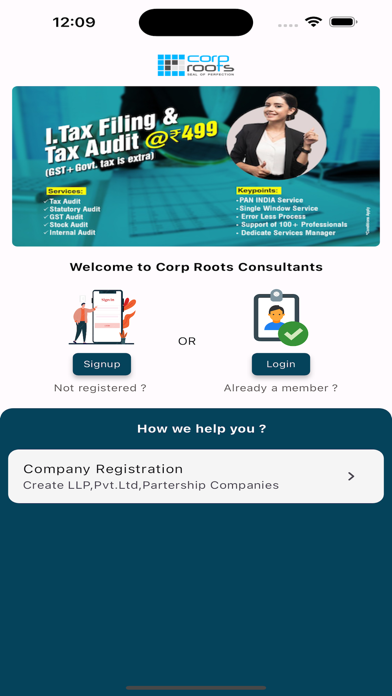 Corproots Consultants Screenshot