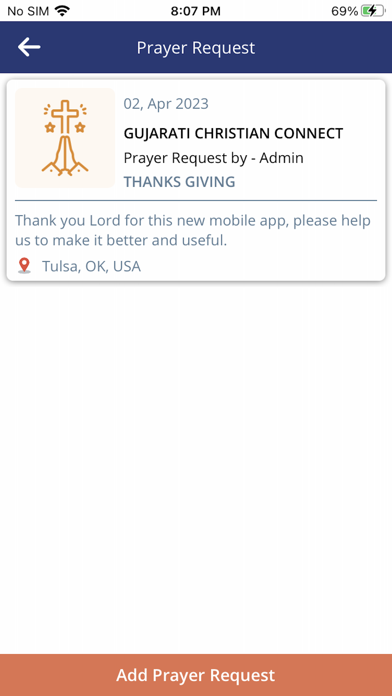 GCC Gujarati Christian Connect Screenshot