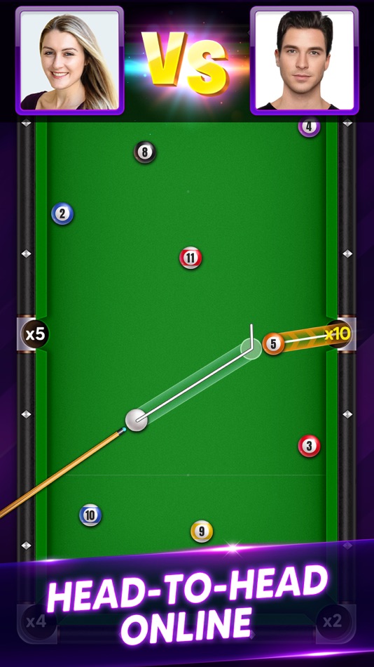#2. Pool Clash: 8 Ball Pool Game (iOS) 由: Caelum Inc, Slots Bingo Casino Card Game Collections