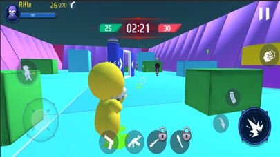 Yellow guy  paint ball gun Screenshot