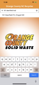 Orange County NC Recycles screenshot #2 for iPhone