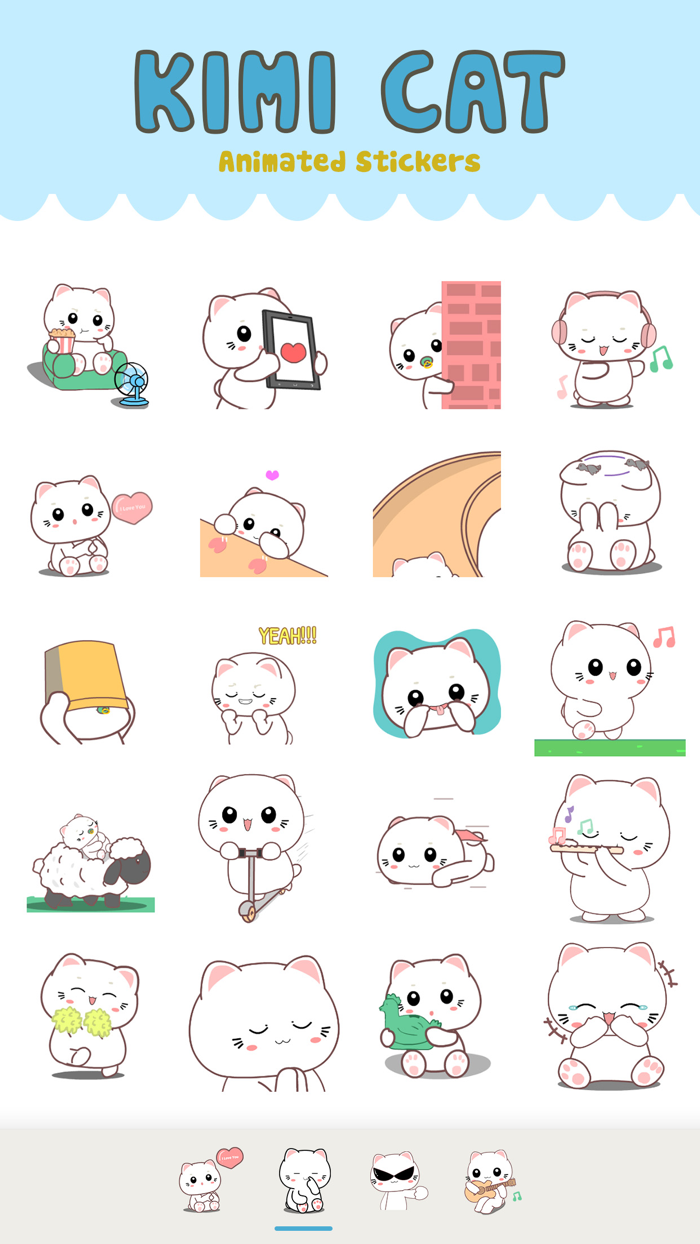 Kimi Cat Stickers