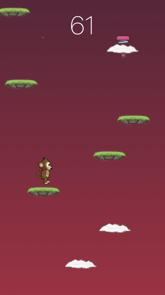 #1. Monkey Jump - Above the Clouds (iOS) 由: Epic Star LLC