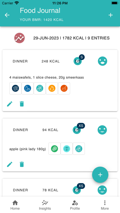 Log 4 Health and Fitness Screenshot