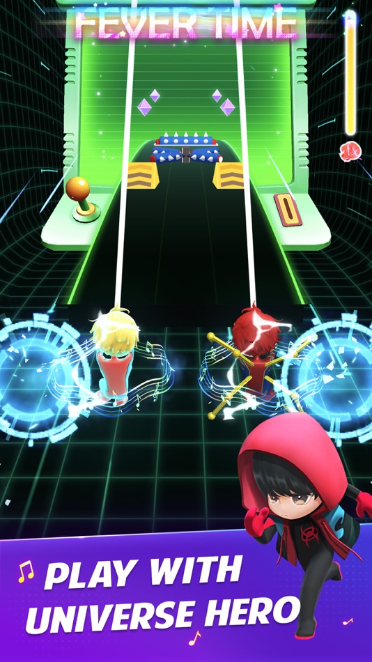 #6. Universe Hero 3D (iOS) Podle: 晗 张