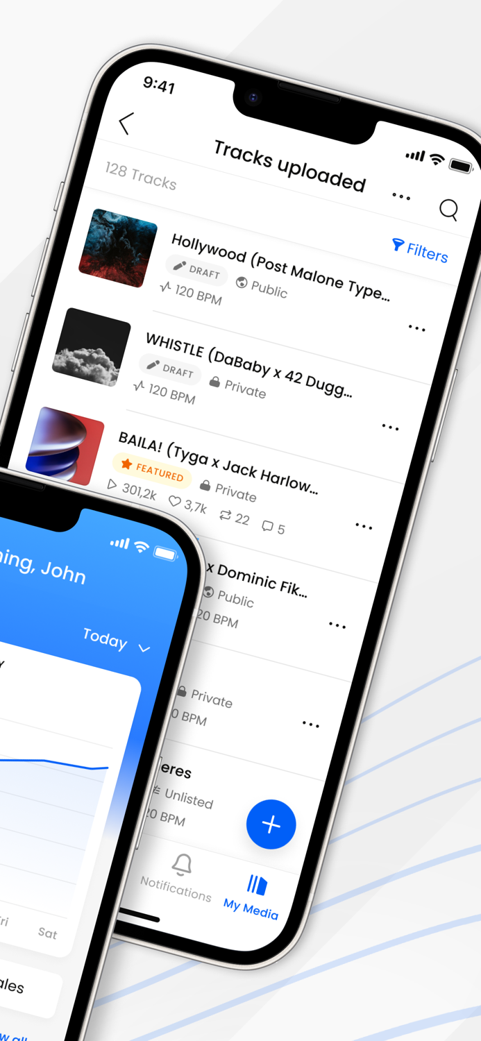 BeatStars Studio My Media