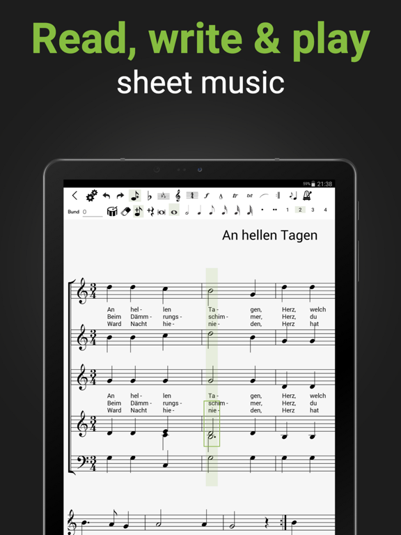 FORTE Score Creator & Composer iPad screenshot 4 - Music app