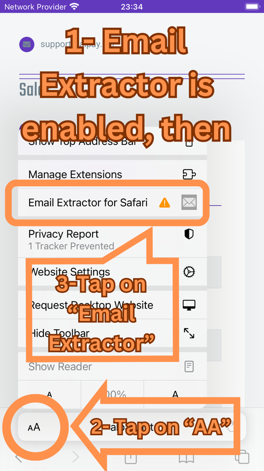 #3. Email Extractor for Safari (macOS) By: Mustafa Alpay