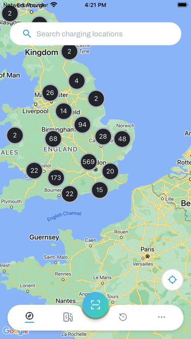EV-1: UK EV charging app Screenshot