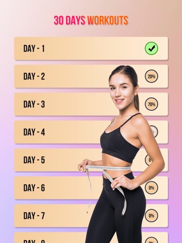 Female Fitness Workout at Homeのおすすめ画像3