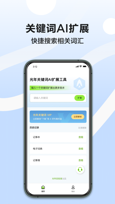 光年关键词AI扩展工具 Screenshot