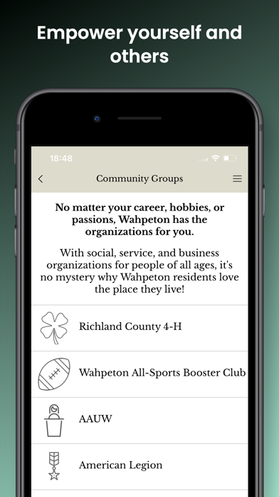 City of Wahpeton ND Screenshot