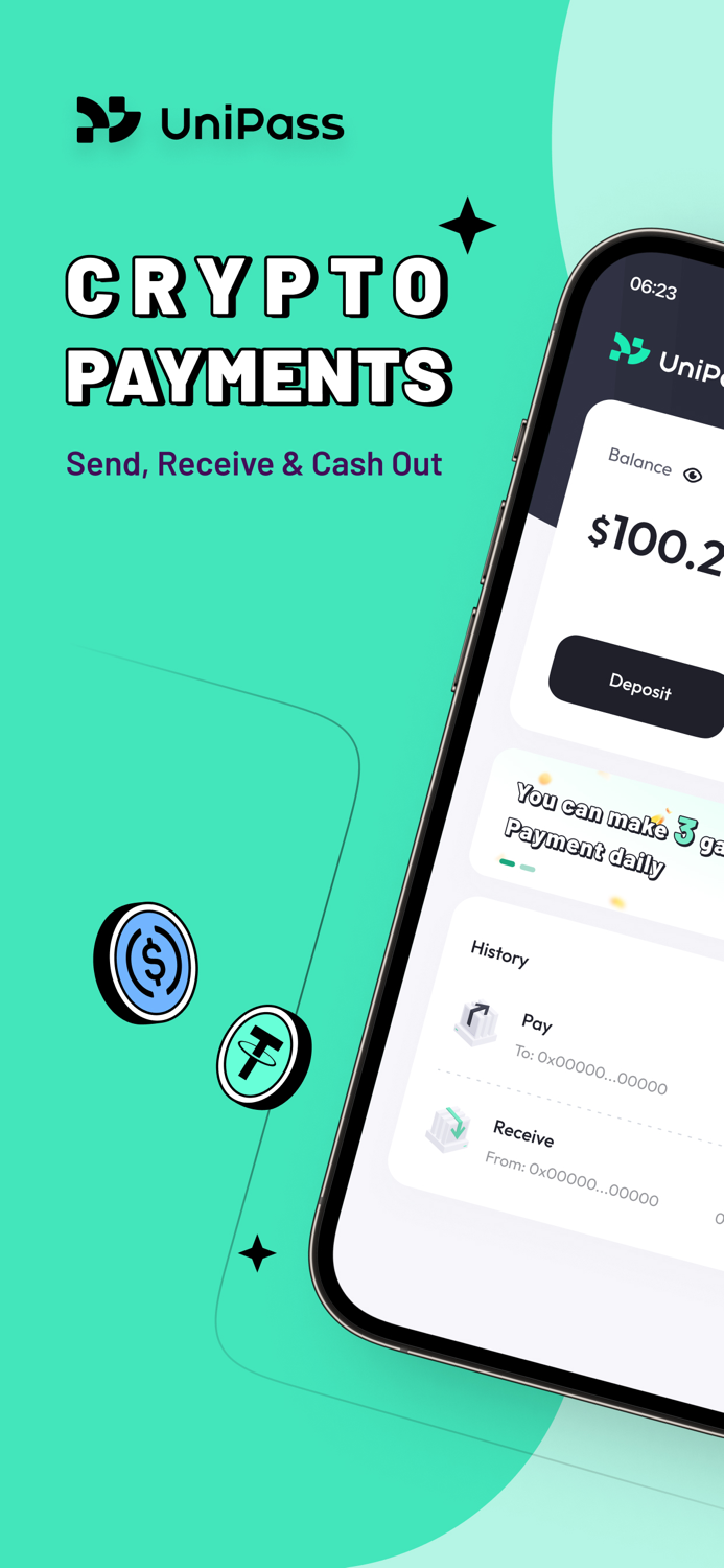 UniPass Pay With Crypto