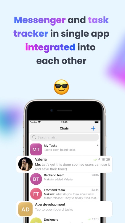 Teamin: manage tasks and chat