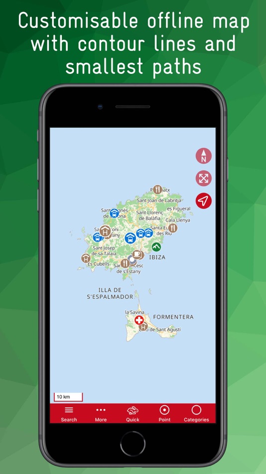 #1. Ibiza & Formentera Offline Map (iOS) Podle: Joerg Holz