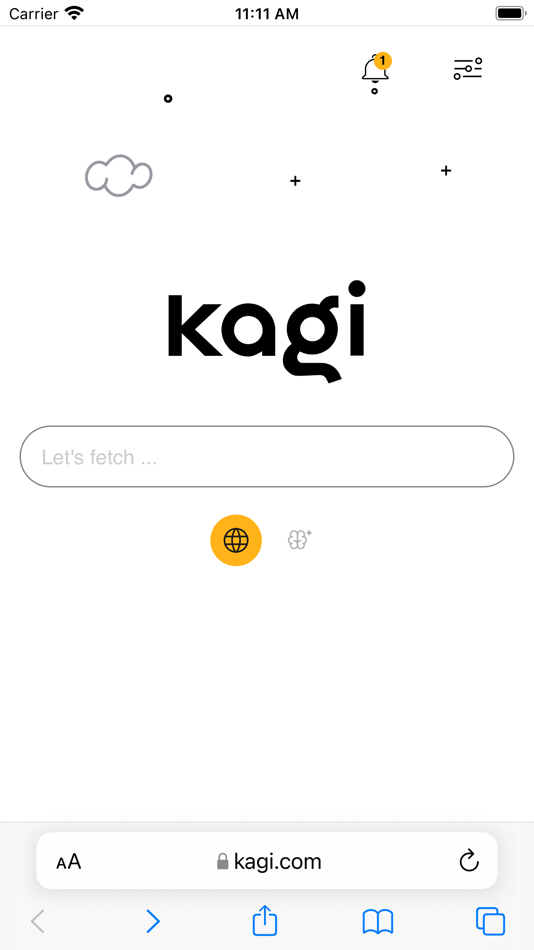 #1. Kagi for Safari (macOS) 来自: Kagi Inc.