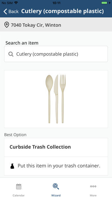 Merced Co Waste/Recycling Info Screenshot