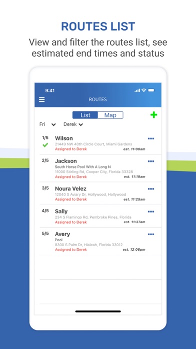 Pool Service Software Screenshot