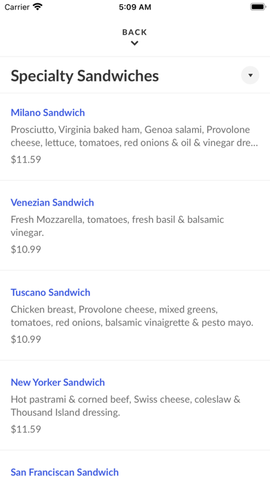 City Place Cafe Screenshot
