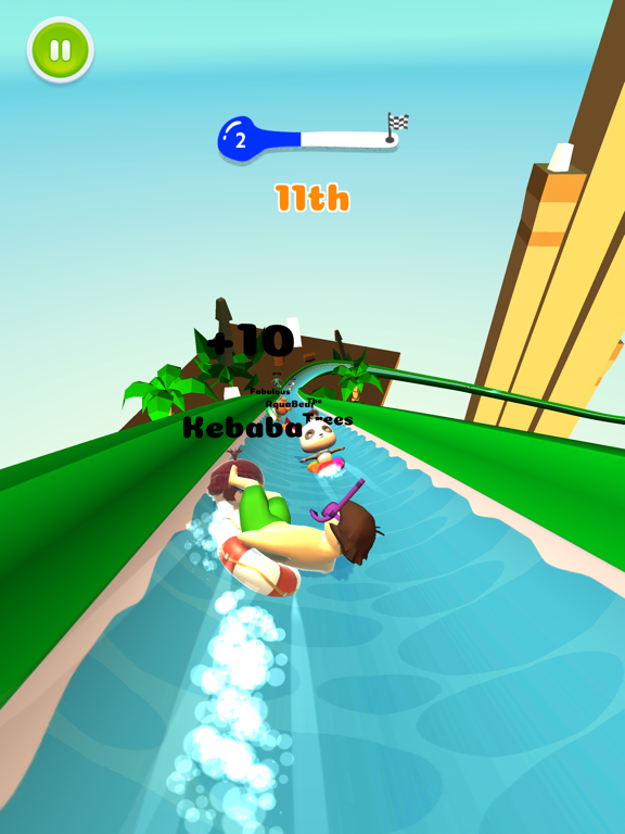 Waterpark Survivor - Slide Run iPad screenshot 1 - Games app