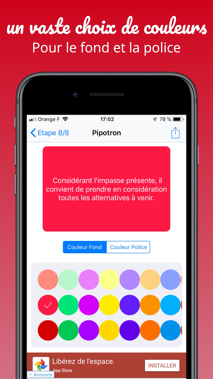 Pipotron  langue de bois