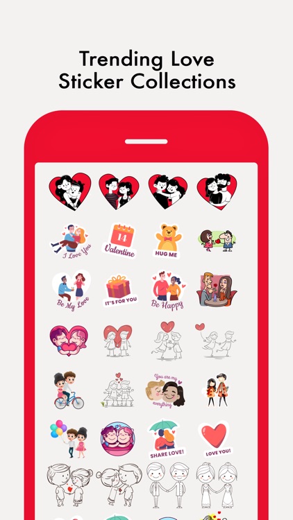 Love Couple Stickers Messages