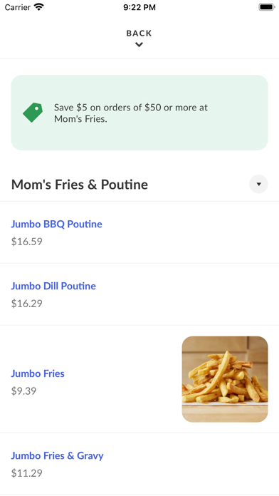 App screenshot
