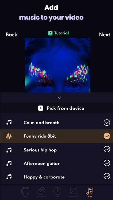 Photo fusion to make stories Screenshot