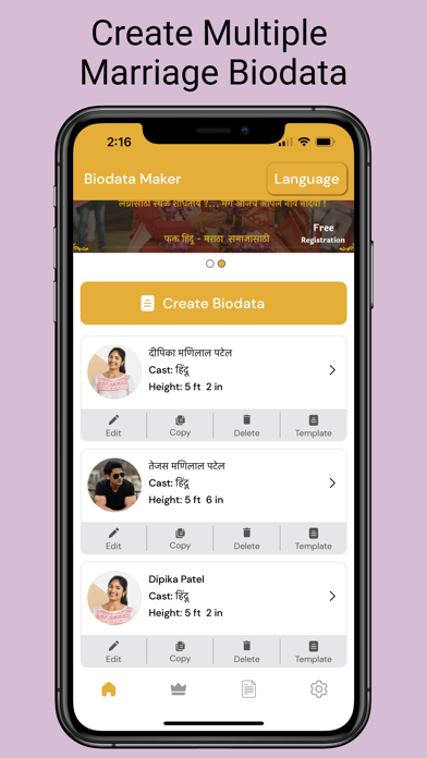 Marriage BioData Maker Screenshot