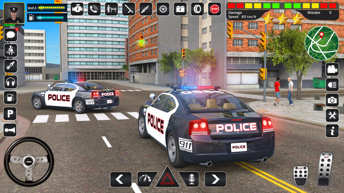 警車駕駛遊戲 3d