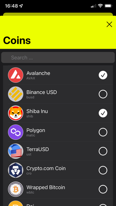 CoinsAlert Screenshot