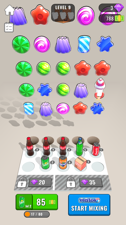 #4. Soda Merge (iOS) 由: Danyil Filippov