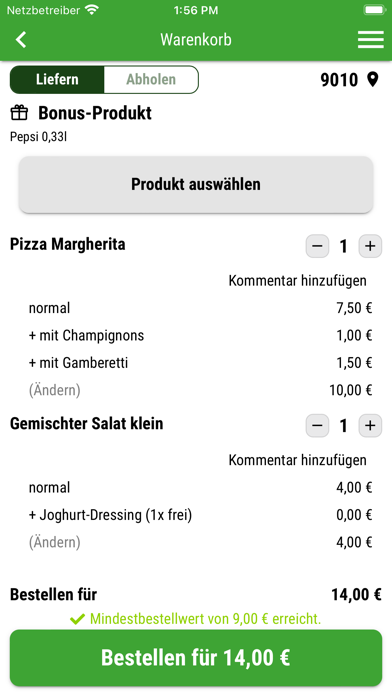 Amici Klagenfurt Screenshot
