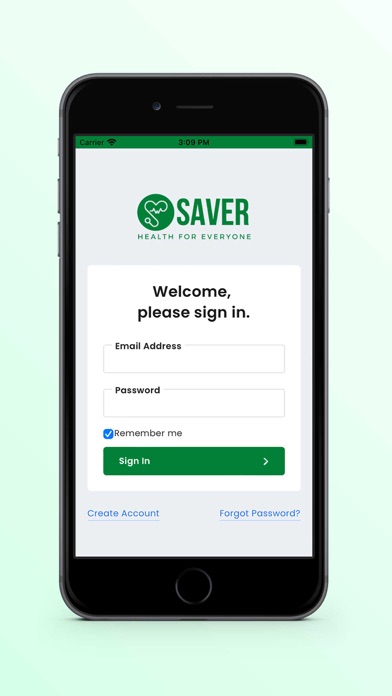 Saver healthcare Screenshot