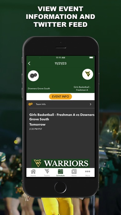 Waubonsie Valley Athletics Screenshot