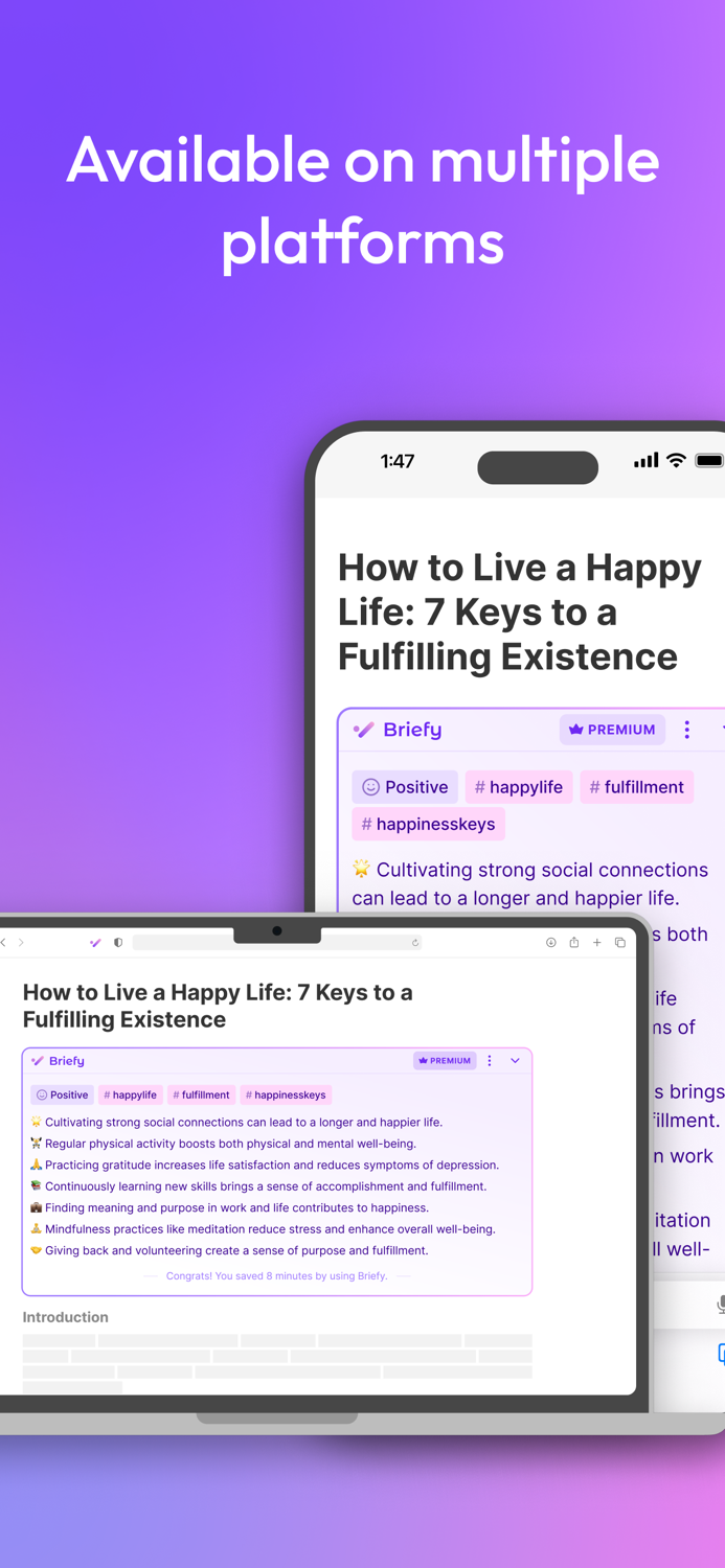 Briefy - AI-powered summarizer