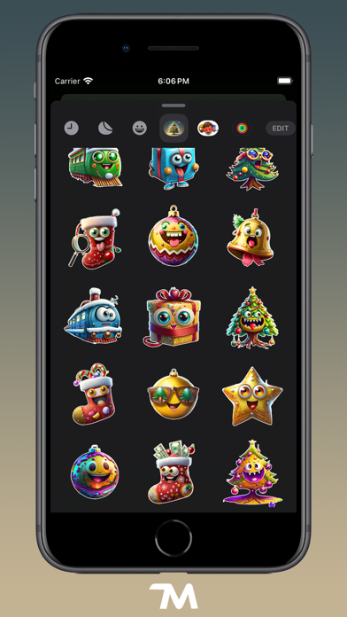 Screenshot #3 pour Christmas Trees Stickers