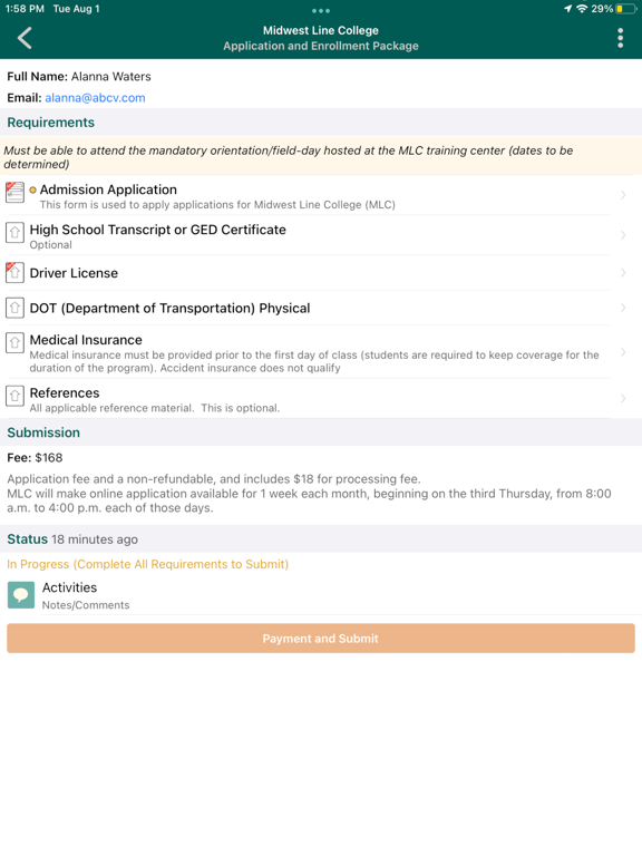 Screenshot #6 pour Registration & Learning System