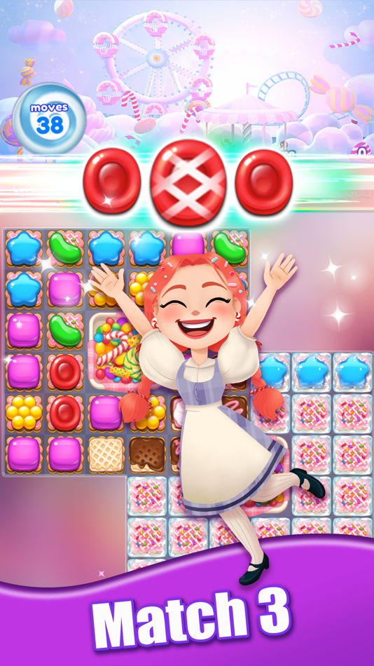 #1. Candy Go Round: Match 3 (iOS) 由: MobOwl GmbH