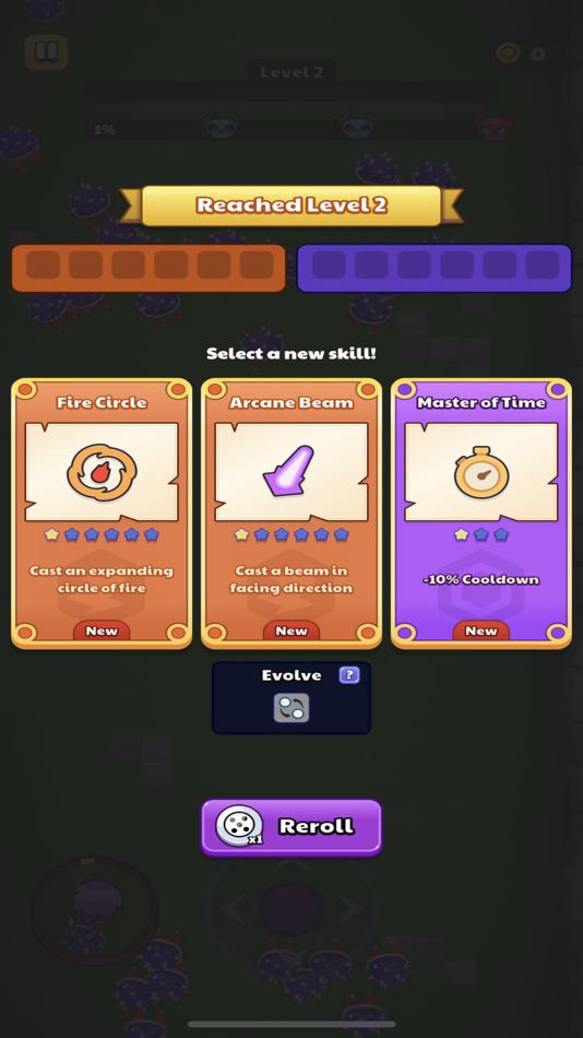 #1. Wizard Hero - Magic Survival (iOS) 来自: RUBY OYUN VE YAZILIM DANISMANLIK SANAYI TICARET ANONIM SIRKETI